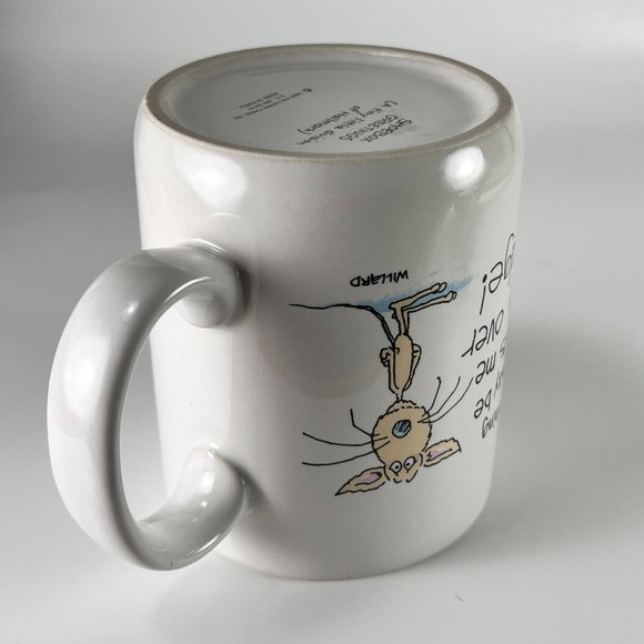 Vtg Hallmark Shoebox Greetings The Next Thing You Say Ceramic White Cup Mug1988 - Picture 9 of 10